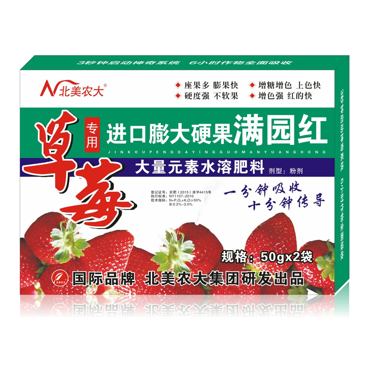 草莓專用進口膨大硬果滿園紅