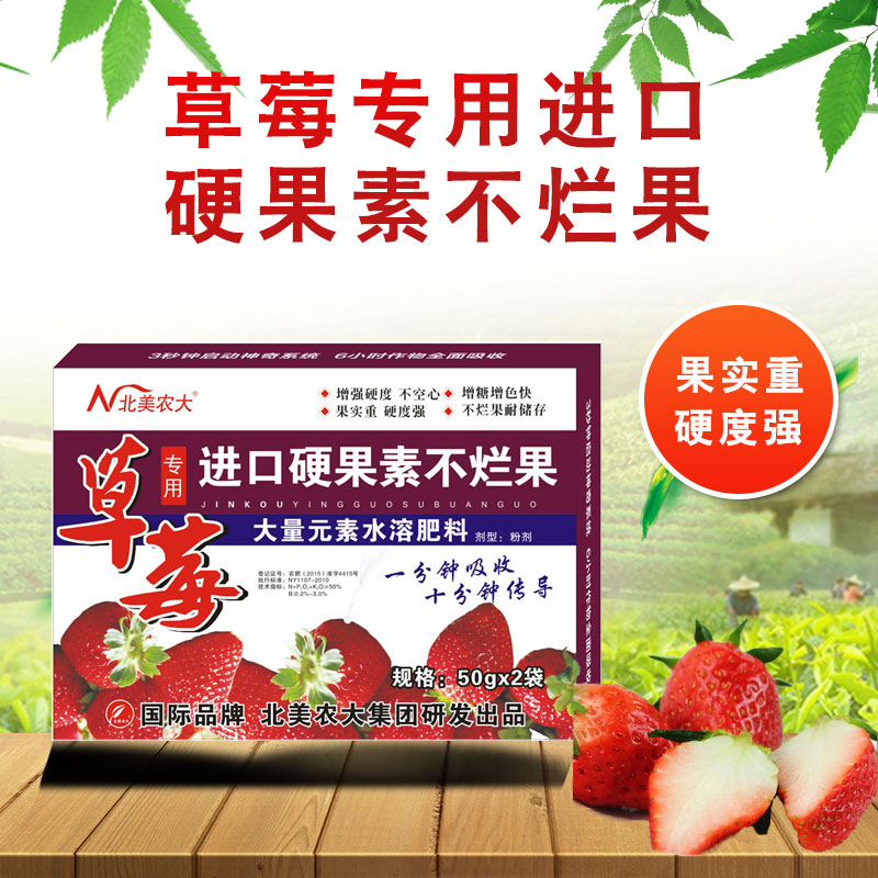 草莓施什么葉面肥增紅上色快不爛果？